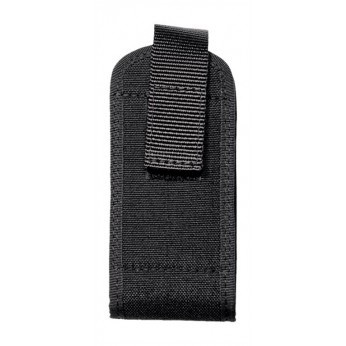 PORTAMOVIL EN CORDURA CON TIRA DE VELCRO PARA EL CIERRE  TAMAÑO XLARGE 18 X 7 CM EN NEGRO