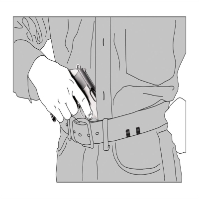 FUNDA INTERNA DE PAISANO DOBLE GANCHO FUNDA INTERNA DE PAISANO DOBLE GANCHO