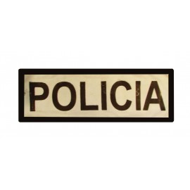 DISTINTIVO POLICIA REFLECTANTE