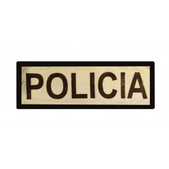 DISTINTIVO POLICIA REFLECTANTE