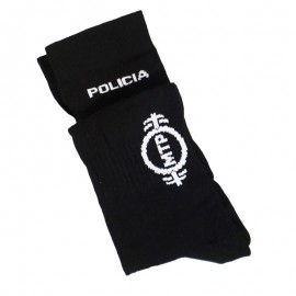 CALCETIN COOLMAX BORDADO DE POLICIA TALLA P(37/39)