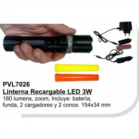 LINTERNA LED  RECARGABLE