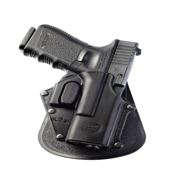FUNDA POLIMERO PALA FIJA PARA GLOCK 26 ZURDA