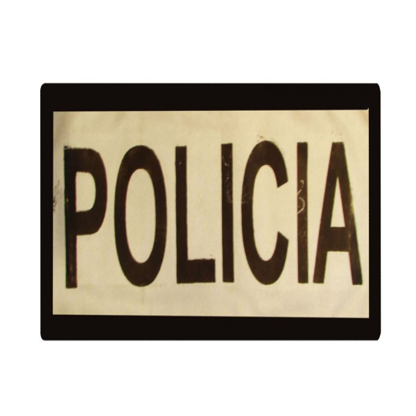 DISTINTIVO POLICIA REFLECTANTE