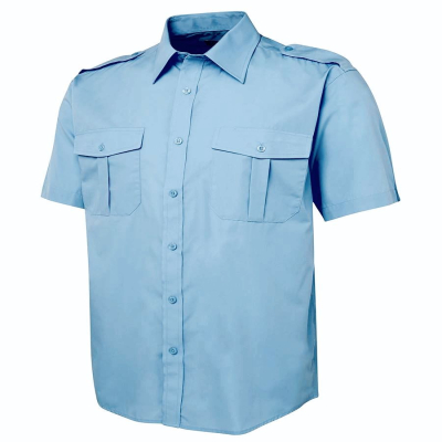 Camisa azul manga corta-talla 42