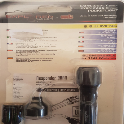 LINTERNA EXPLORER SUMERGIBLE 150M