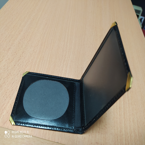CARTERA DOBLE PARA VIGILANTE DE SEGURIDAD