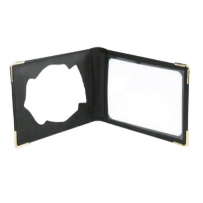 Cartera de piel CNP (carnet y placa)
