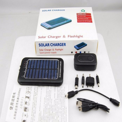 CARGADOR SOLAR CON FLASH